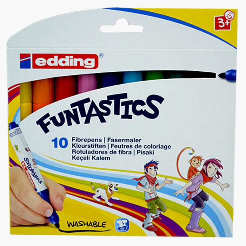 Edding 14/10 Funtastics Keçeli Kalem 10LU - 1