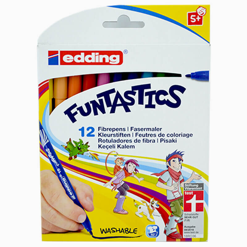 Edding Funtastics Keçe Uçlu Kalem İnce 15 12Lİ - 1