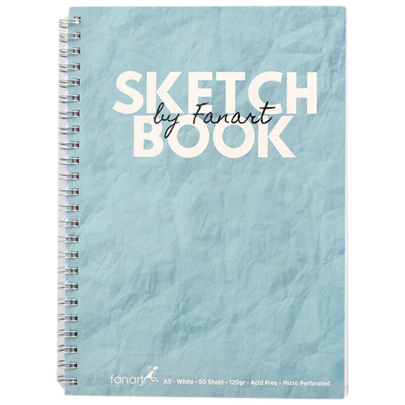 FANART 8671 ACADEMY SKETCH BOOK SPR.120GR A5 50YP TURKUAZ - 1