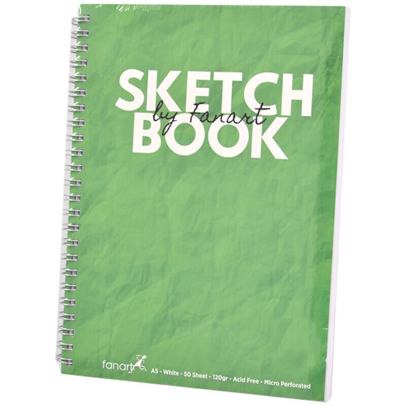 FANART 8673 ACADEMY SKETCH BOOK SPR.120GR A5 50YP YEŞİL - 1