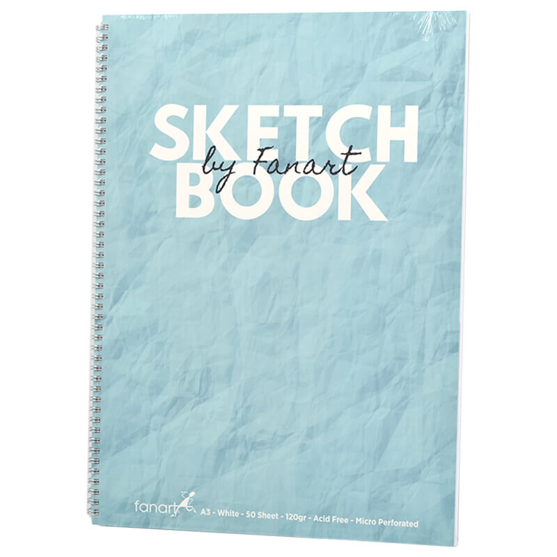 FANART ACADEMY SKETCH BOOK SPR.120GR A3 50YP TURKUAZ - 1