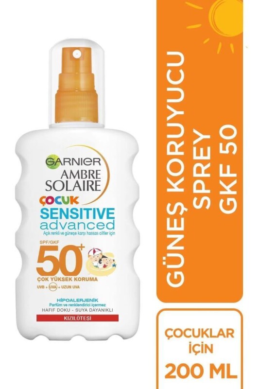 Garnier Ambre Solaire Çocuk Güneş Spreyi SPF50+ 200 ml - 1