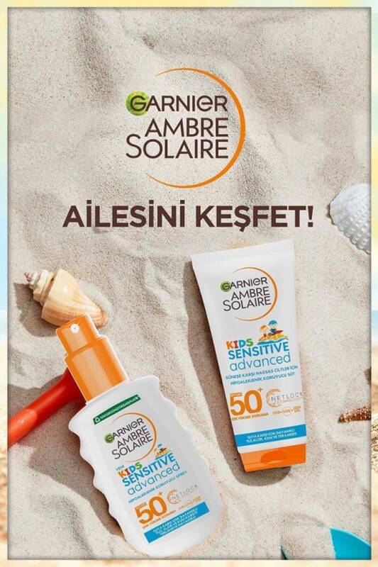 Garnier Ambre Solaire Çocuk Koruyucu Güneş Sütü SPF50+ 200 ml - 2