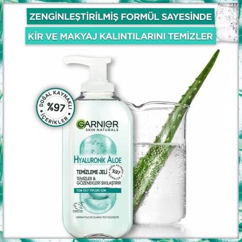 Garnier Hyaluronik Aloe Yüz Temizleme Jeli 200 ml - 3