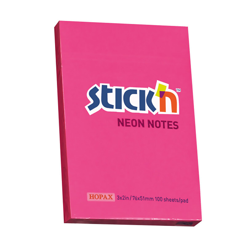 GIPTA 21161 STICKN 76X51 NEON MAGENTA 100YP - 1