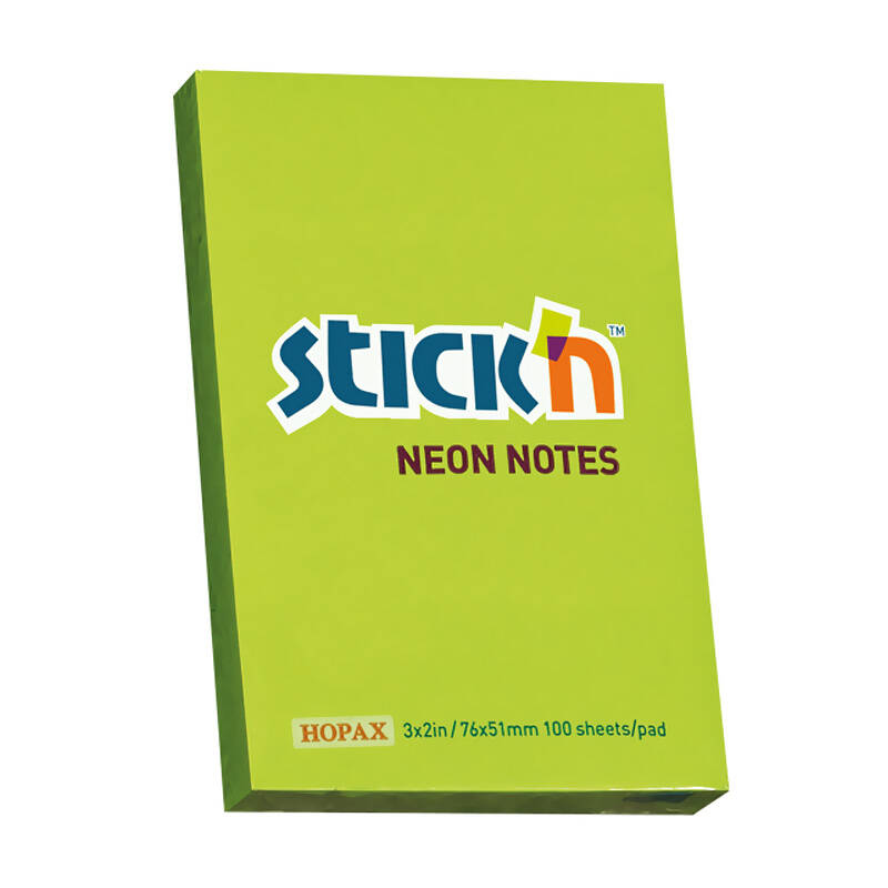 GIPTA 21163 STICKN 76X51 NEON YEŞİL 100YP - 1