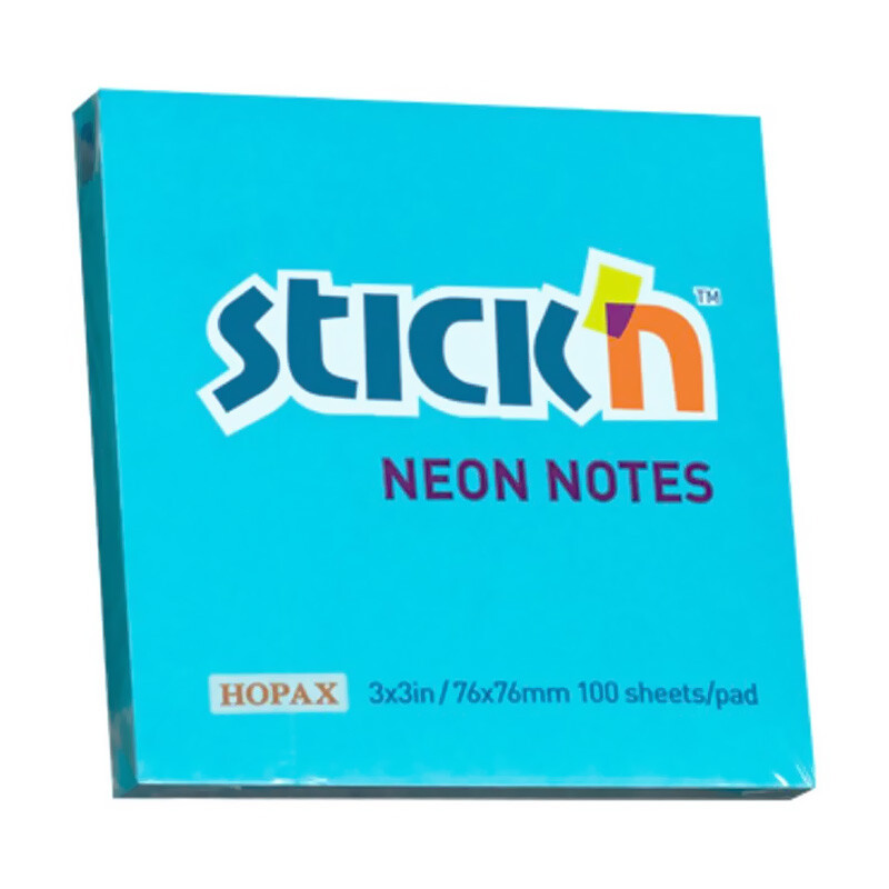 GIPTA 21209 STICKN 76X76 NEON MAVİ 100YP - 1