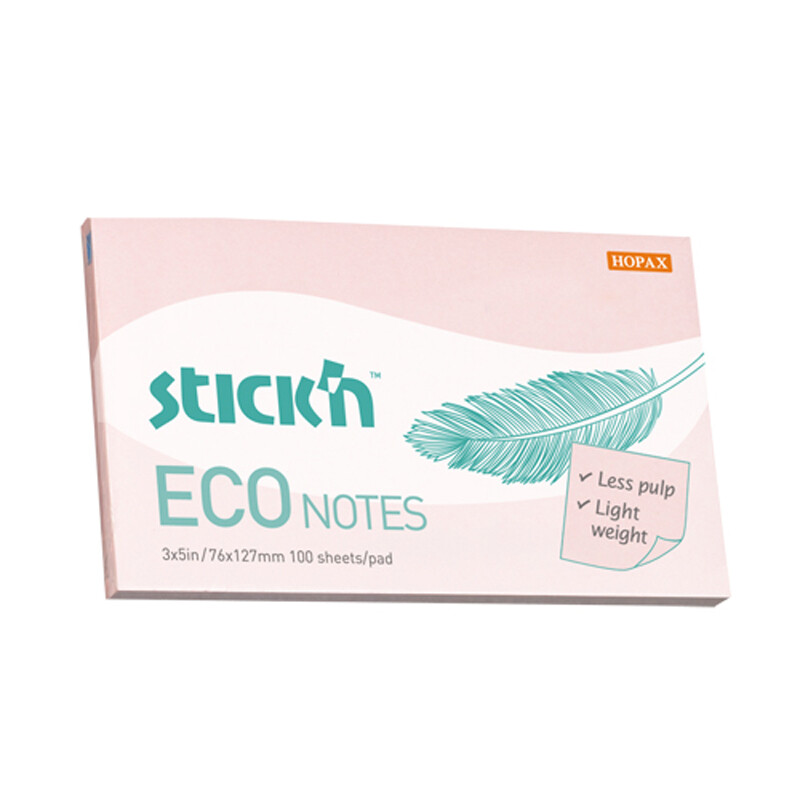 GIPTA 21750 STICKN 76X127 ECO NOTE PASTEL PEMBE 100YP - 1