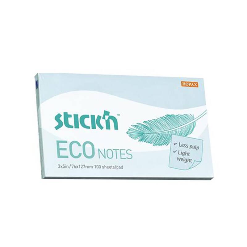 GIPTA 21751 STICKN 76X127 ECO N0TE PASTEL MAVİ 100YP - 1