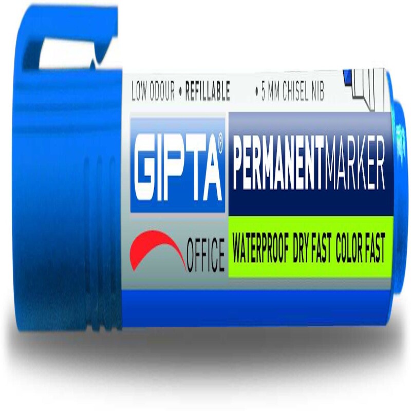 GIPTA F133200 MARKÖR PERMANENT DOLAN MAVİ - 1