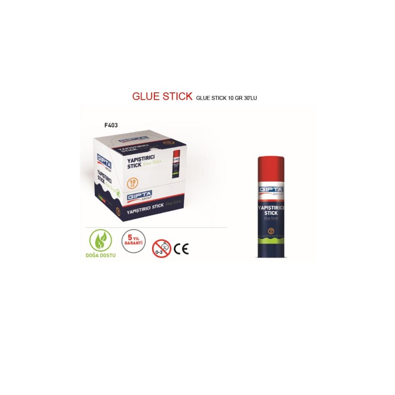 GIPTA F403000 GLUE STICK 30LU 10GR BEYAZ - 1