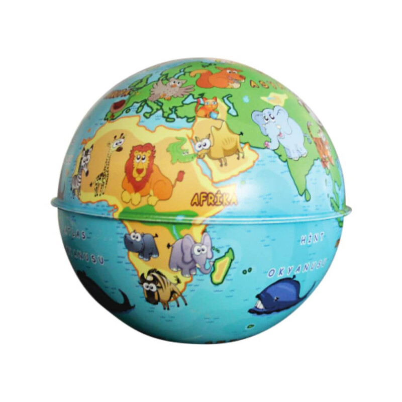 GÜRBÜZ 43103 GLOBE BANK HAYVANLI KÜRE 10CM - 1