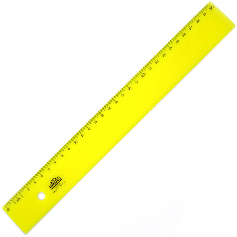 HATAS 0149 PLASTİK CETVEL OPAK GENİŞ 30CM - 2