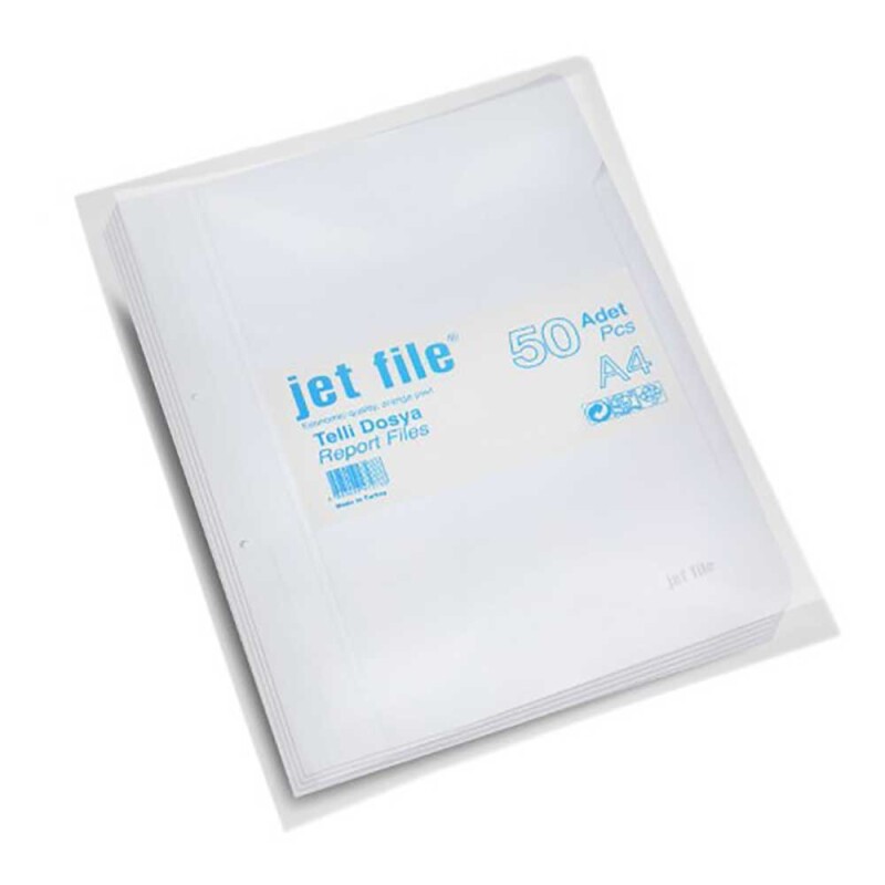 JET FİLE TTJ105 PP TELLİ DOSYA A4 BEYAZ - 1