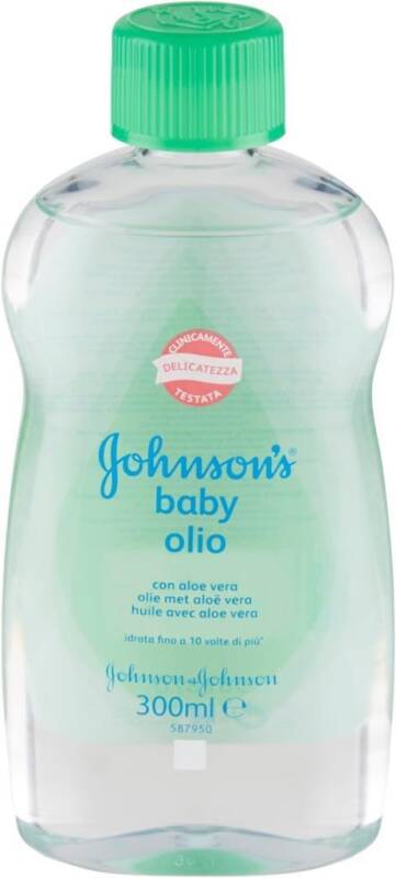 Johnson's Baby Oil Aloe Vera 300 ml Yeşil - 1