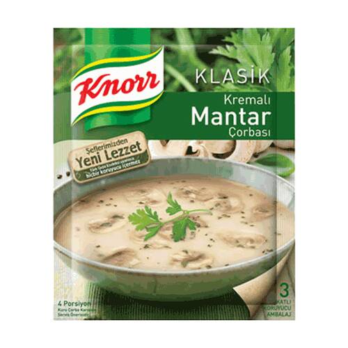 KnorrHazırÇorbaKremalıMantar62Gr - 1