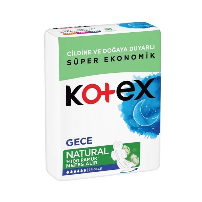 Kotex Natural 4 Lü 14 Lü Gece - 1