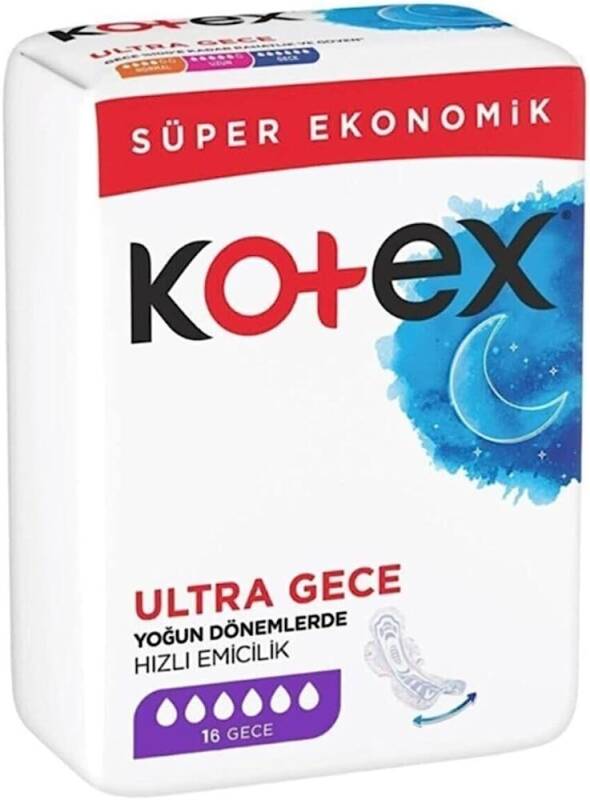 Kotex Ultra 4 Lü 16 Lı Gece*12 - 1