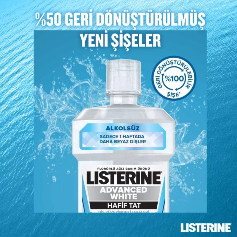 Listerine Advanced White 250 ml Hafif Tat - 5