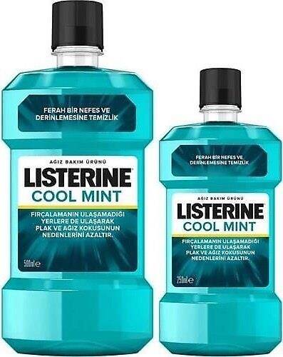 Listerine Cool Mint 500ml + 250ml - 1