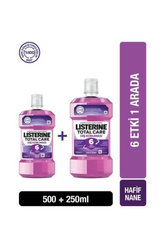 Listerine Total Care 500ml + 250ml - 1