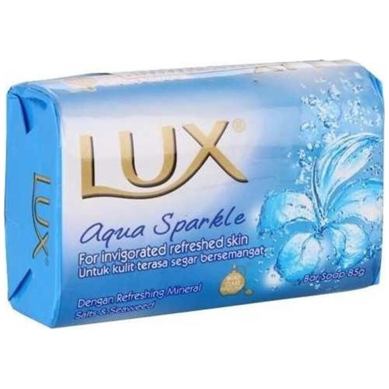 Lux Kalıp Sabun 80g Aqua Sparkle Çiçeksi Misk ve Nane Yağı - 1