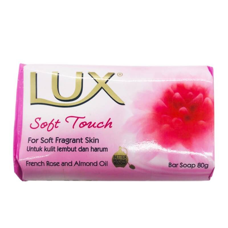 Lux Kalıp Sabun 80g Soft Touch Fransız Gülü ve Badem Yağı - 1