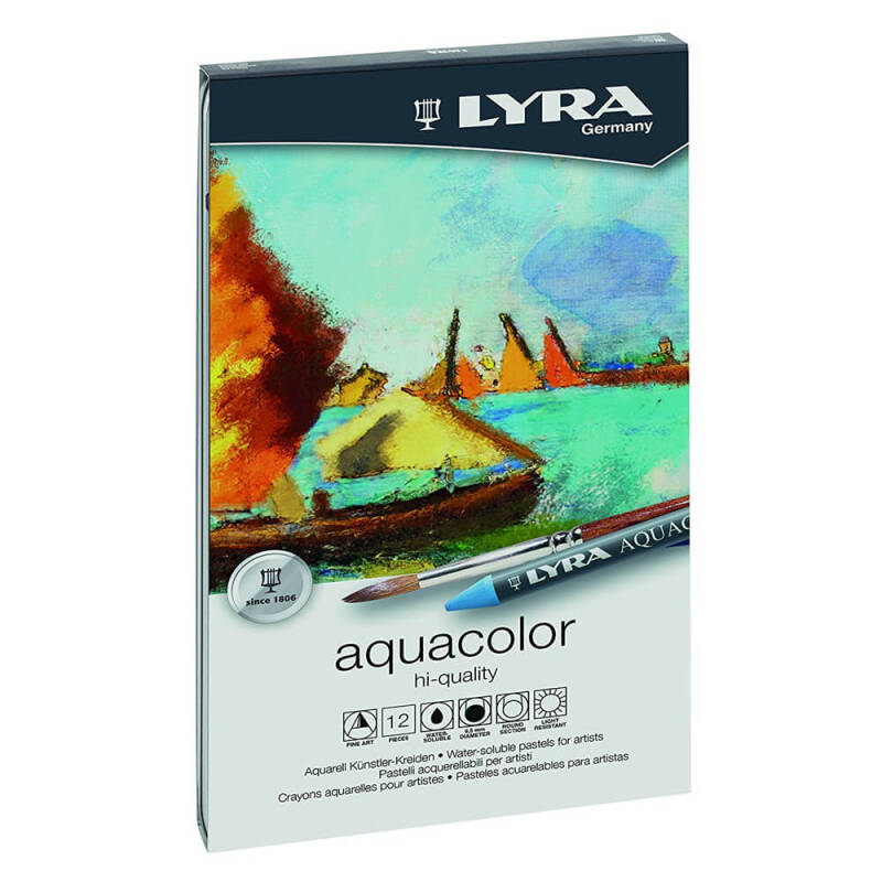 Lyra 5611120 Aquacolor Pastel Boya 12 Renk - 1