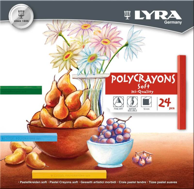 Lyra 5651240 Pastel Boya 24 Renk - 1