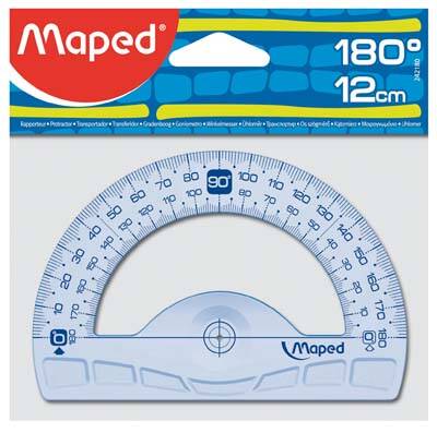 MAPED 242180 KRİSTAL AÇI ÖLÇER 180 DERECE 12CM - 1