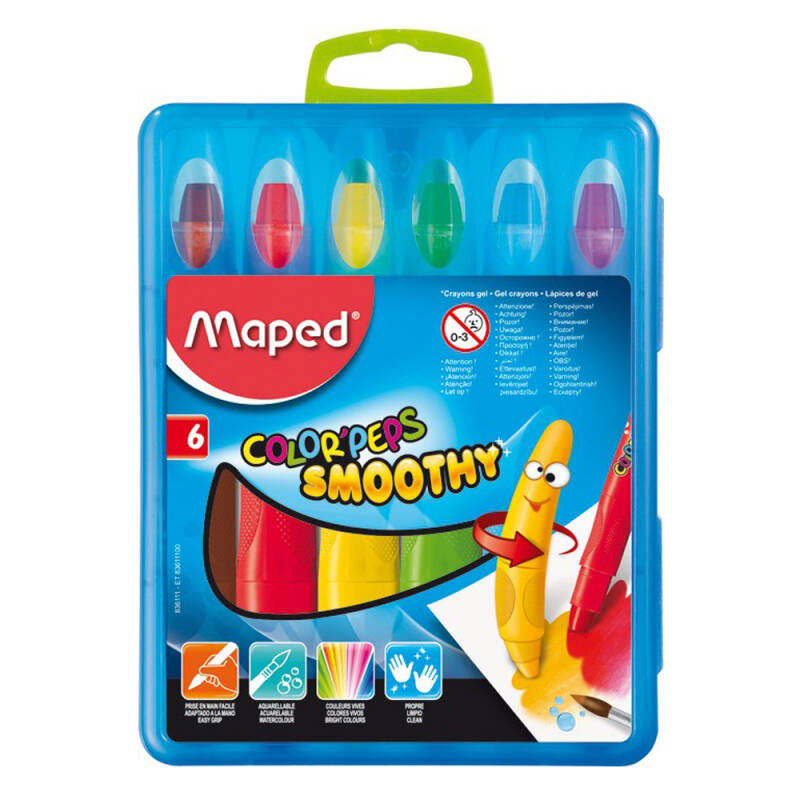 MAPED 836111 COLOR PEPS SMOOTHY PARLAK MUM BOYA 6 - 1