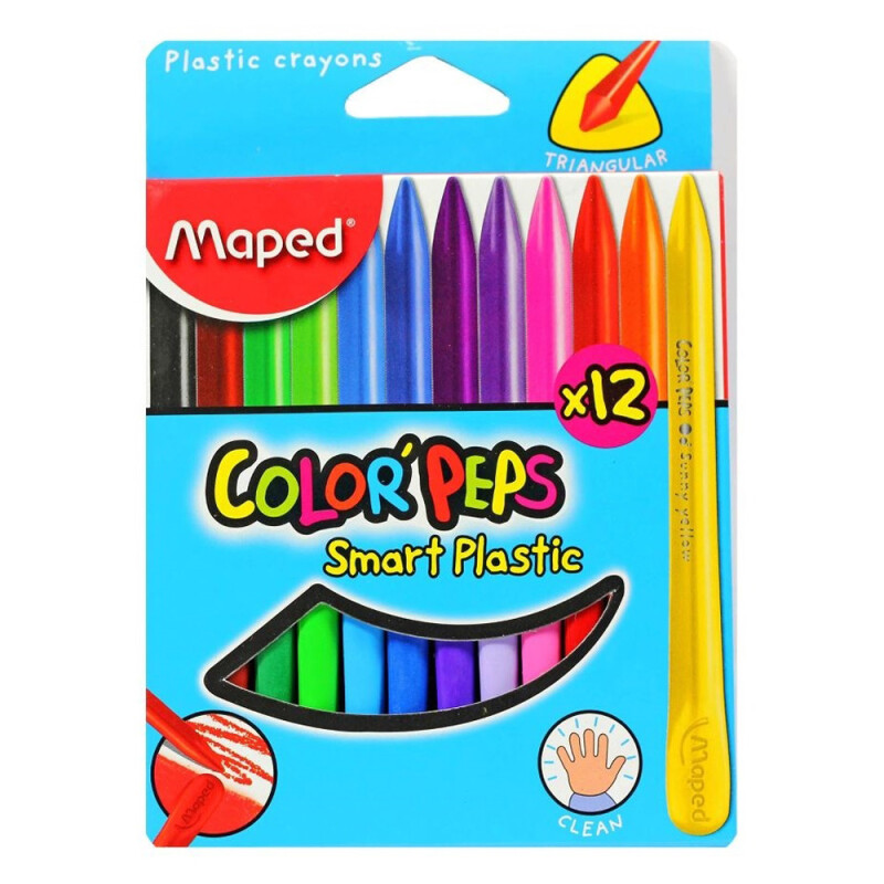 Maped 862011 Color Peps Plastİk Mum Boya 12lİ - 1