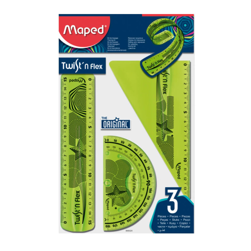 MAPED 895024 CETVEL FLEXİ TWİSTN MİNİ 3LÜ SET - 3