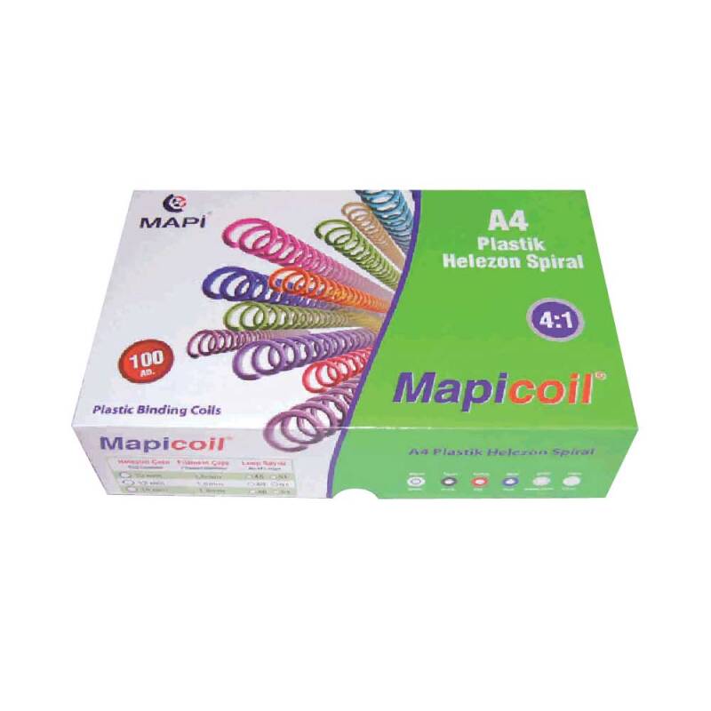 MAPİ 235 08 00 HELEZON SPİRAL 8MM 4:1 BEYAZ - 1