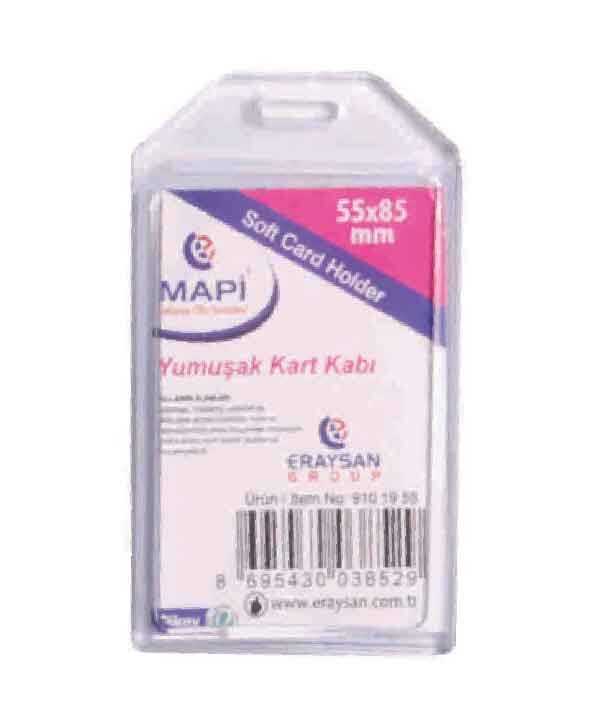 MAPİ 910 19 55 YUMUŞA KART KABI 55X85 DİKEY 50 Lİ - 1