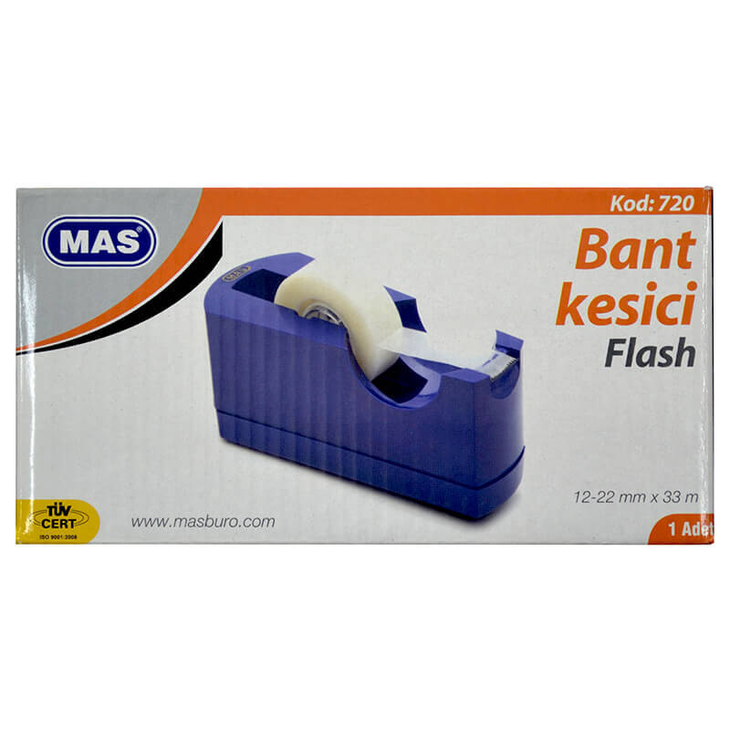 MAS 720 BANT KESİCİ FLASH KÜÇÜK 33M SİYAH - 1