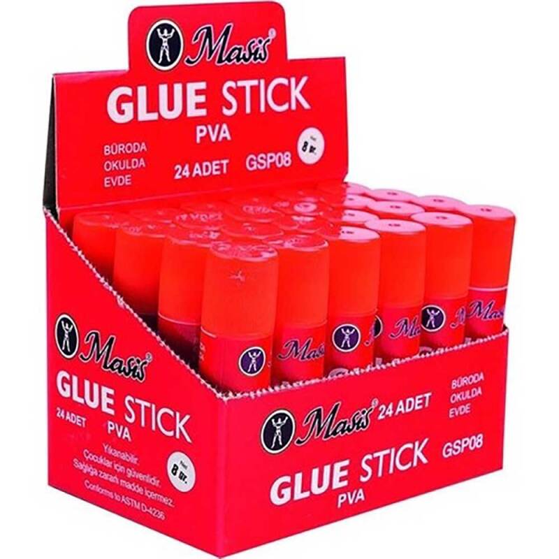 MASİS GSP08 GLUE STİCK PVA 8GR 24LÜ KUTU - 1