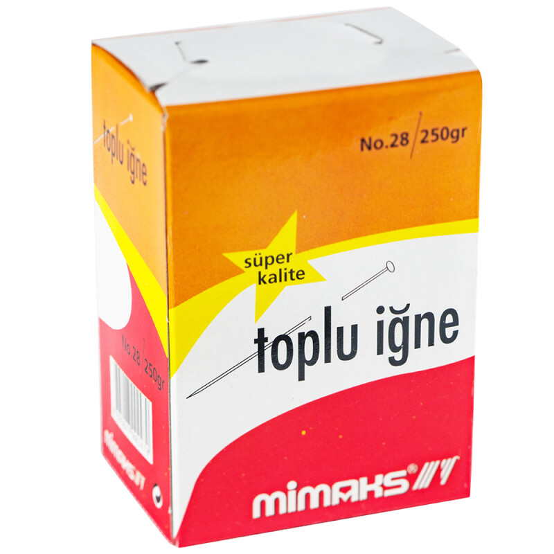 MİMAKS H.037 SÜPER NIKEL TOPLU İĞNE 250GR - 1