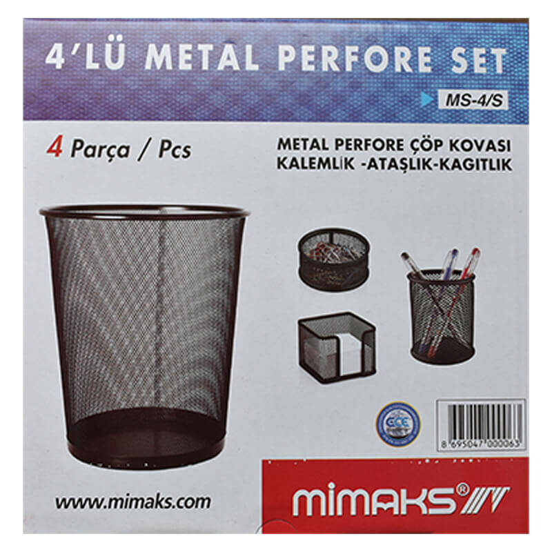 MİMAKS MS4 4LÜ METAL SET - 1