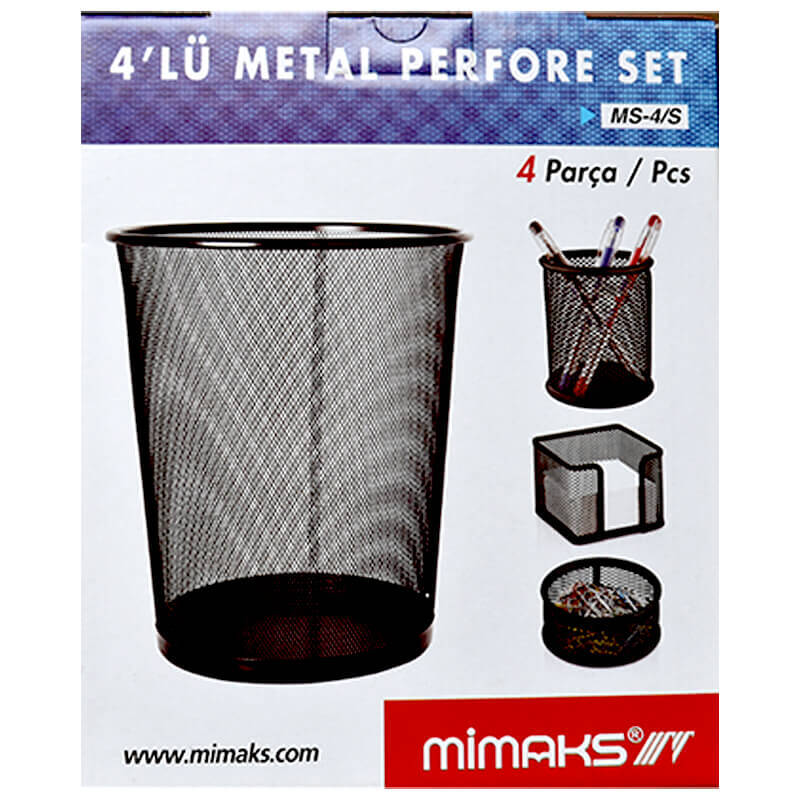 MİMAKS MS4 4LÜ METAL SET - 2