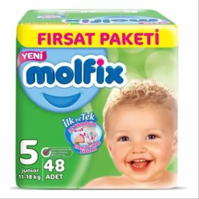 Molfix Çocuk Bezi Fırsat Paket No:5 48 Li - 1