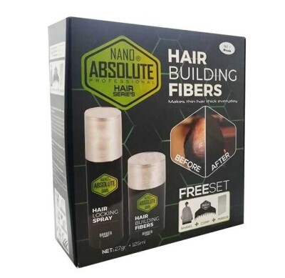 Nano Absolute Topik Set Fiber Black 27g 125ml - 1