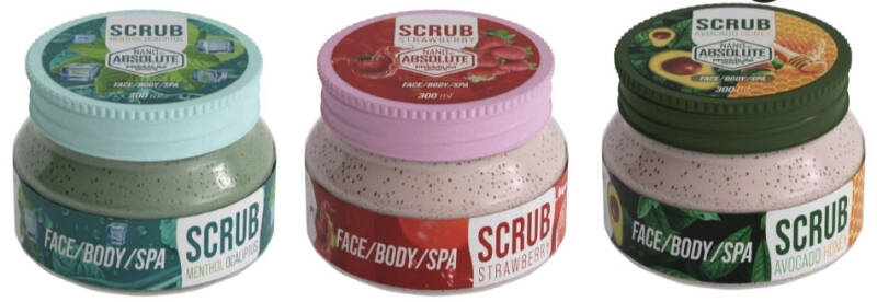 Nano Absolute Yüz ve Vücut Scrub peeling 300 ml çeşitleri - 1