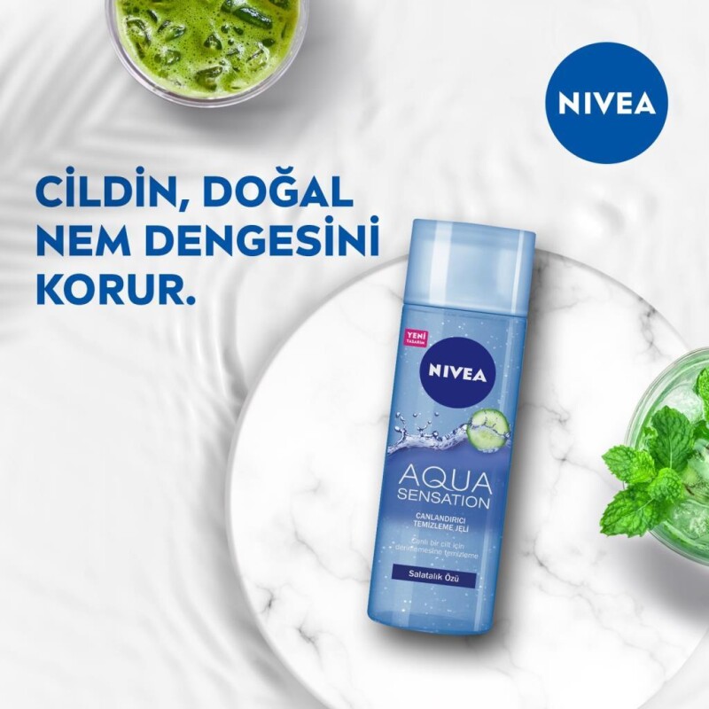 Nivea Aqua Sensation Canlandırıcı Yüz Temizleme Jeli 200 ml - 3