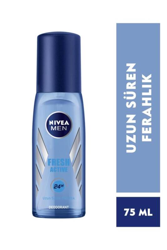 Nivea Men Deo Pump Sprey Fresh Active 75 ml Erkek - 1