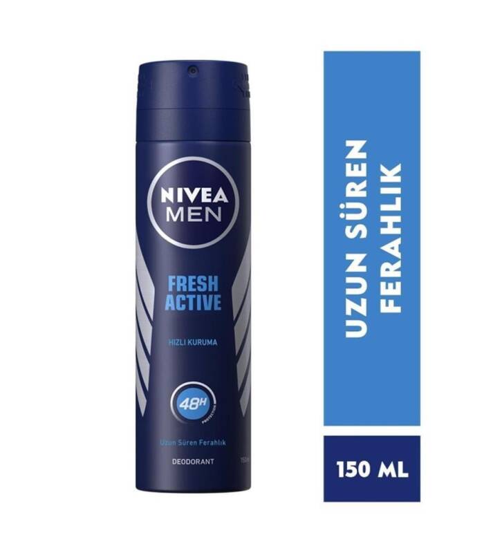 Nivea Men Deo Sprey Fresh Active 150 ml Erkek - 1