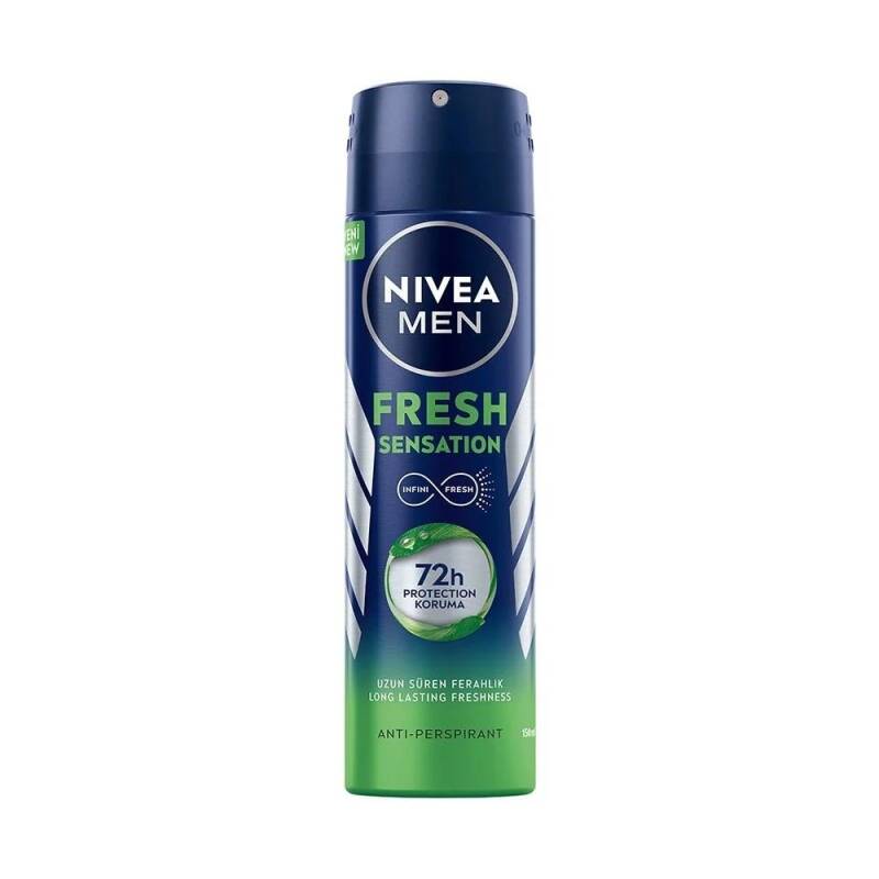 Nivea Men Deo Sprey Fresh Sensation 150 ml Erkek - 1