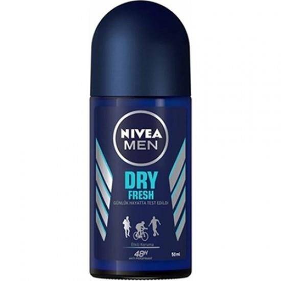 Nivea Men Roll-On Dry Fresh 50ml %0 Alkol Anti-Perspirant - 1