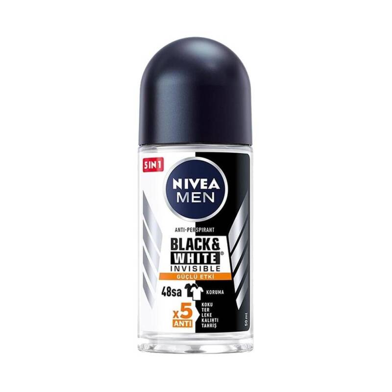 Nivea Roll-On Men Black&White Güçlü Etki 50ml - 1