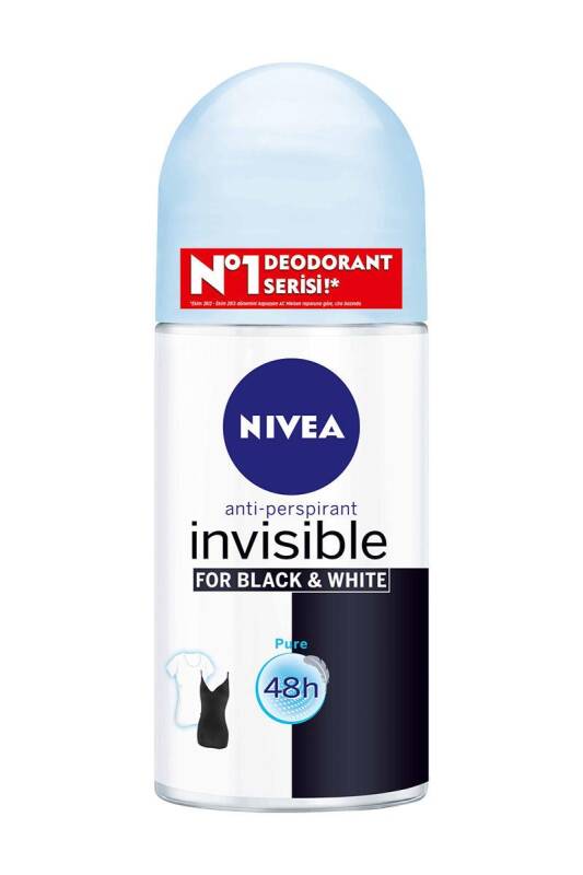 Nivea Roll-On Women Invisible for B&W Pure 50 ml - 1